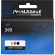 Cartuccia compatibile HP 308 (7FP20/21UE) - Nero + 3 colori Capacità extra-elevata Multipack
