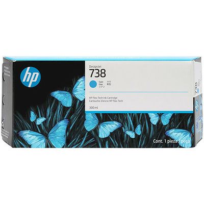 Cartuccia stampante HP 738 (676M6A) - Ciano Alta capacità