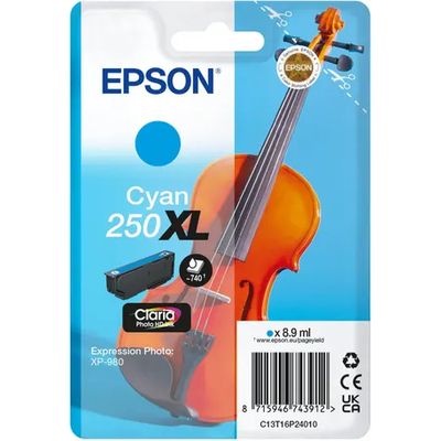 Cartuccia stampante Epson 250XL (C13T16P24010) - Ciano Alta capacità