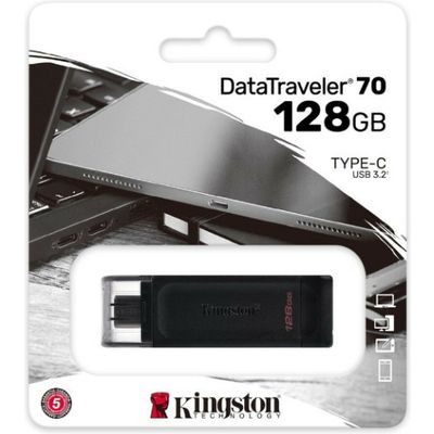 Chiave USB Kingston 128GB USB-C 3.2 Gen 1 DataTraveler 70