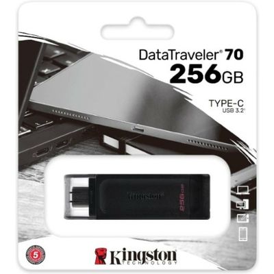 Chiave USB Kingston 256GB USB-C 3.2 Gen 1 DataTraveler 70