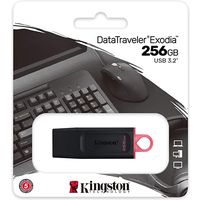 Chiave USB Kingston 256GB USB3.2 Gen1 DataTraveler Exodia (Black + Pink)