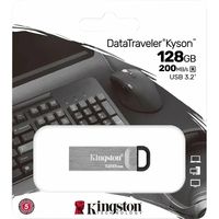Chiave USB Kingston 128GB DataTraveler Kyson 200MB/s Metal USB 3.2 Gen 1