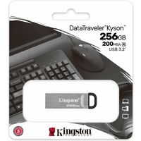 Chiave USB Kingston 256GB DataTraveler Kyson 200MB/s Metal USB 3.2 Gen 1