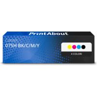 Toner compatibile Canon 075H BK/C/M/Y - 4 colori Alta capacità Multipack
