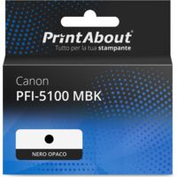 Cartuccia compatibile Canon PFI-5100 MBK - Nero opaco