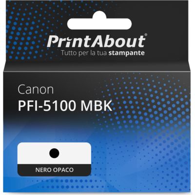 Cartuccia compatibile Canon PFI-5100 MBK - Nero opaco