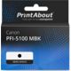 Cartuccia compatibile Canon PFI-5100 MBK - Nero opaco