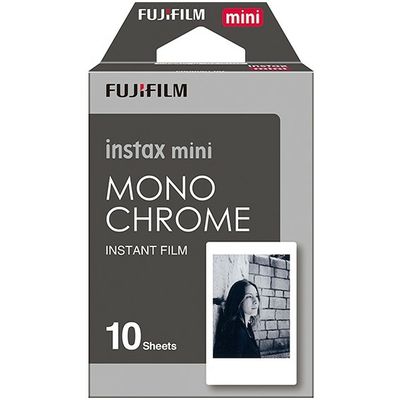 Carta fotografica Fujifilm Instax mini film Monochrome (10 vel) - (4,6 cm x 6,2 cm)