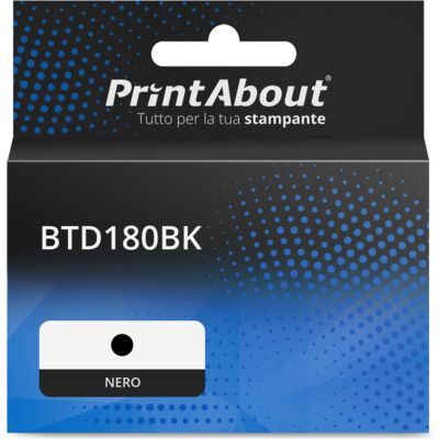 Cartuccia compatibile Brother BTD180BK - Nero