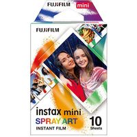 Carta fotografica Fujifilm Instax mini film Spray Art (10 vel)
- (4,6 cm x 6,2 cm)