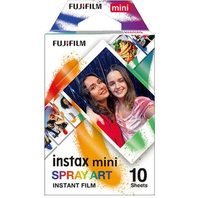 Carta fotografica Fujifilm Instax mini film Spray Art (10 vel) - (4,6 cm x 6,2 cm)