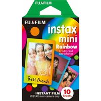 Carta fotografica Fujifilm Instax mini film Rainbow 10 vel - (4,6 cm x 6,2 cm)