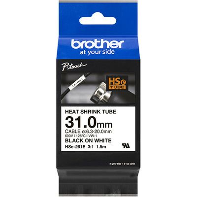 Nastro Brother TZe-261E - Nero su bianco