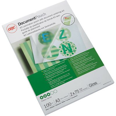 Busta per plastificazione GBC A3 2x80 micron - (100 stuks)